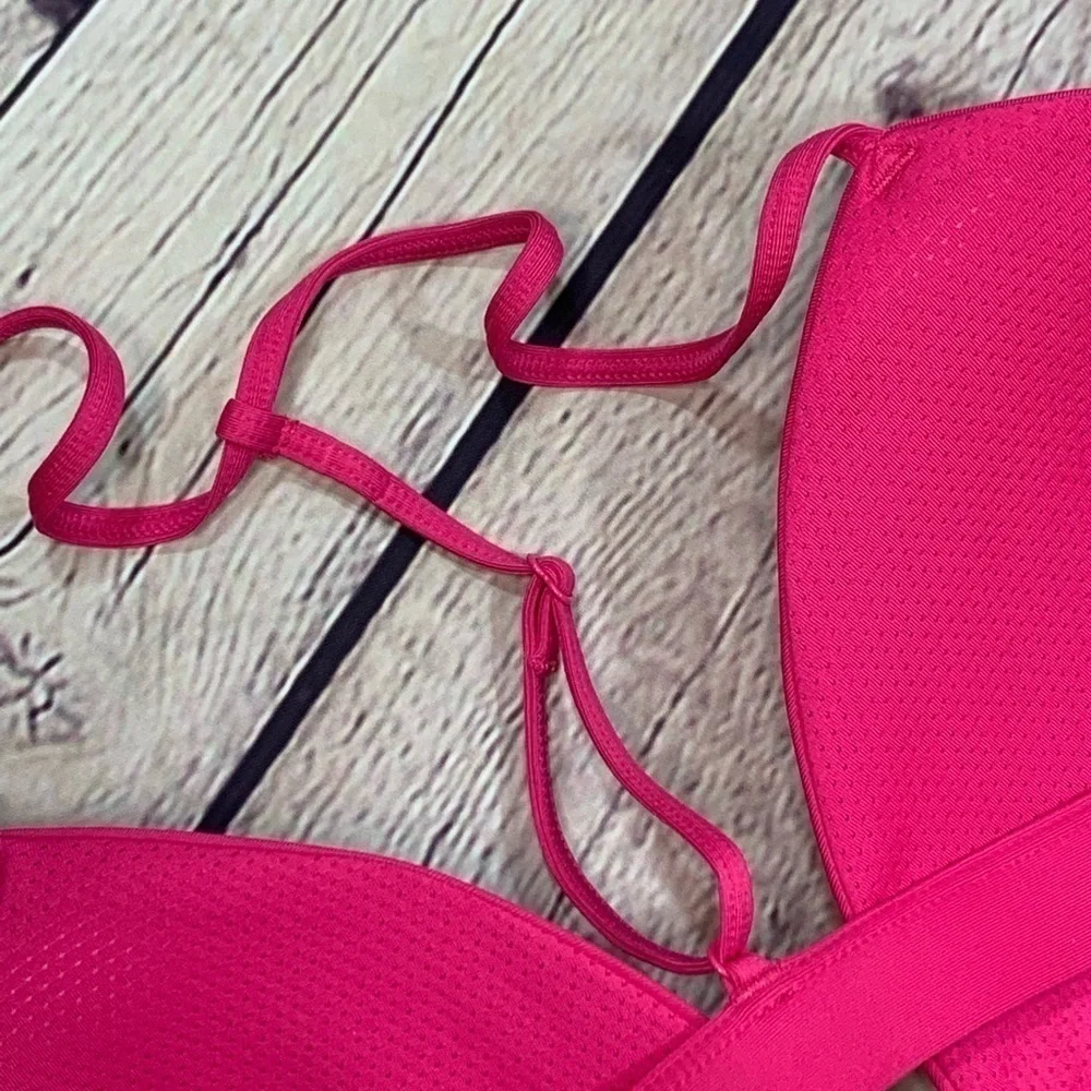 NWOT Fabletics Hot Pink Marley Bralette XL